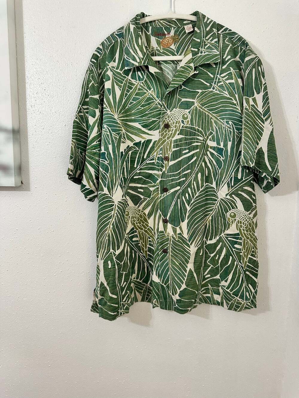 CARIBBEAN Parrots short men sleeve size XL